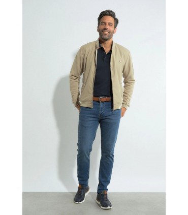 Sweat zippe benson & cherry beige
