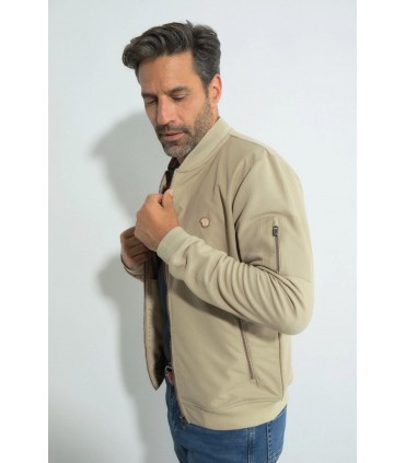 Sweat zippe benson & cherry beige