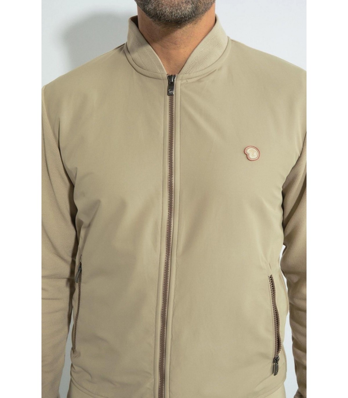 Sweat zippe benson & cherry beige