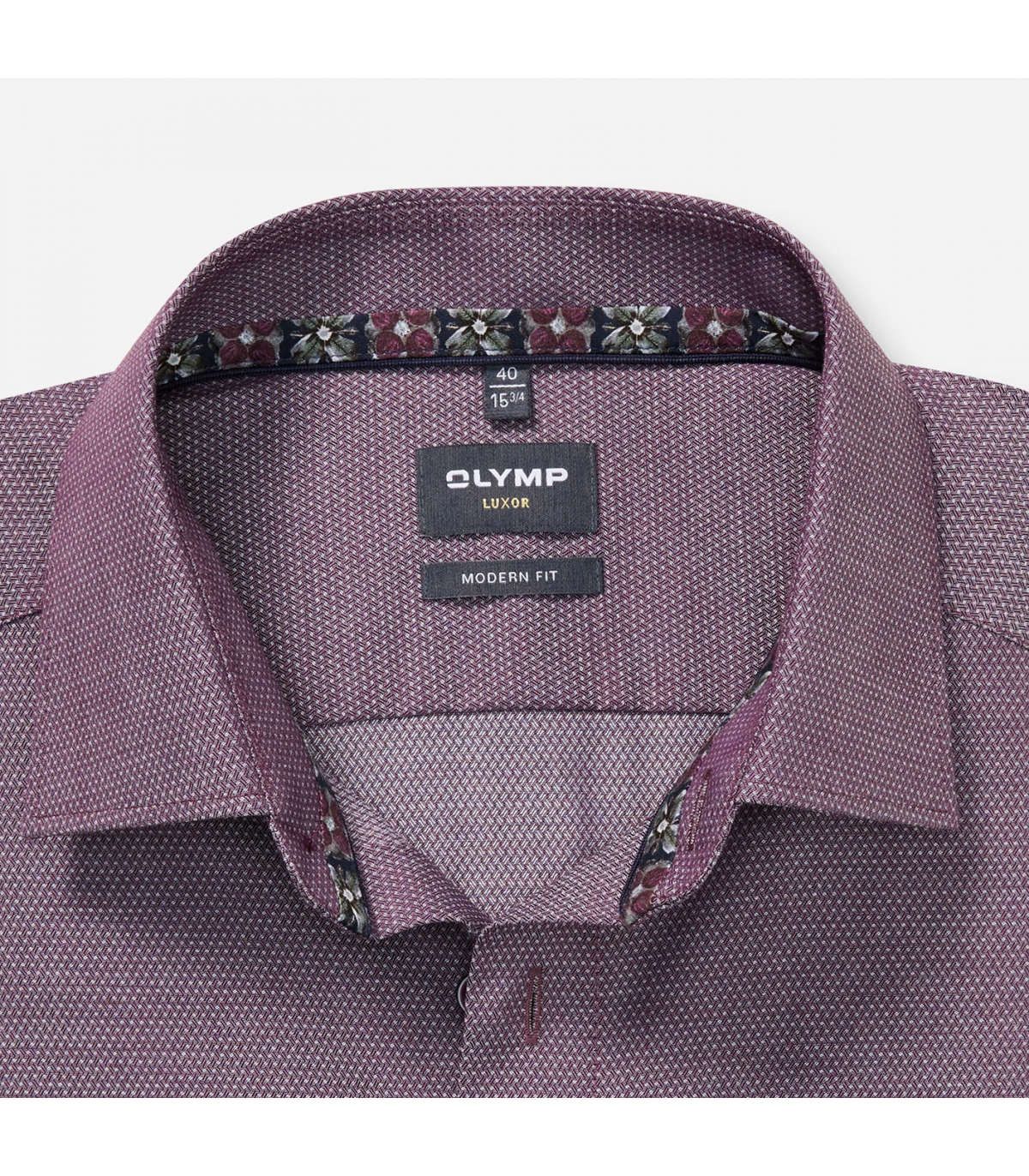 Chemise ml fantaisie olymp 98violet