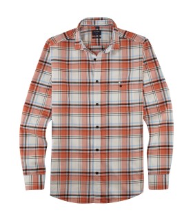 Chemise ml fantaisie olymp 33brique
