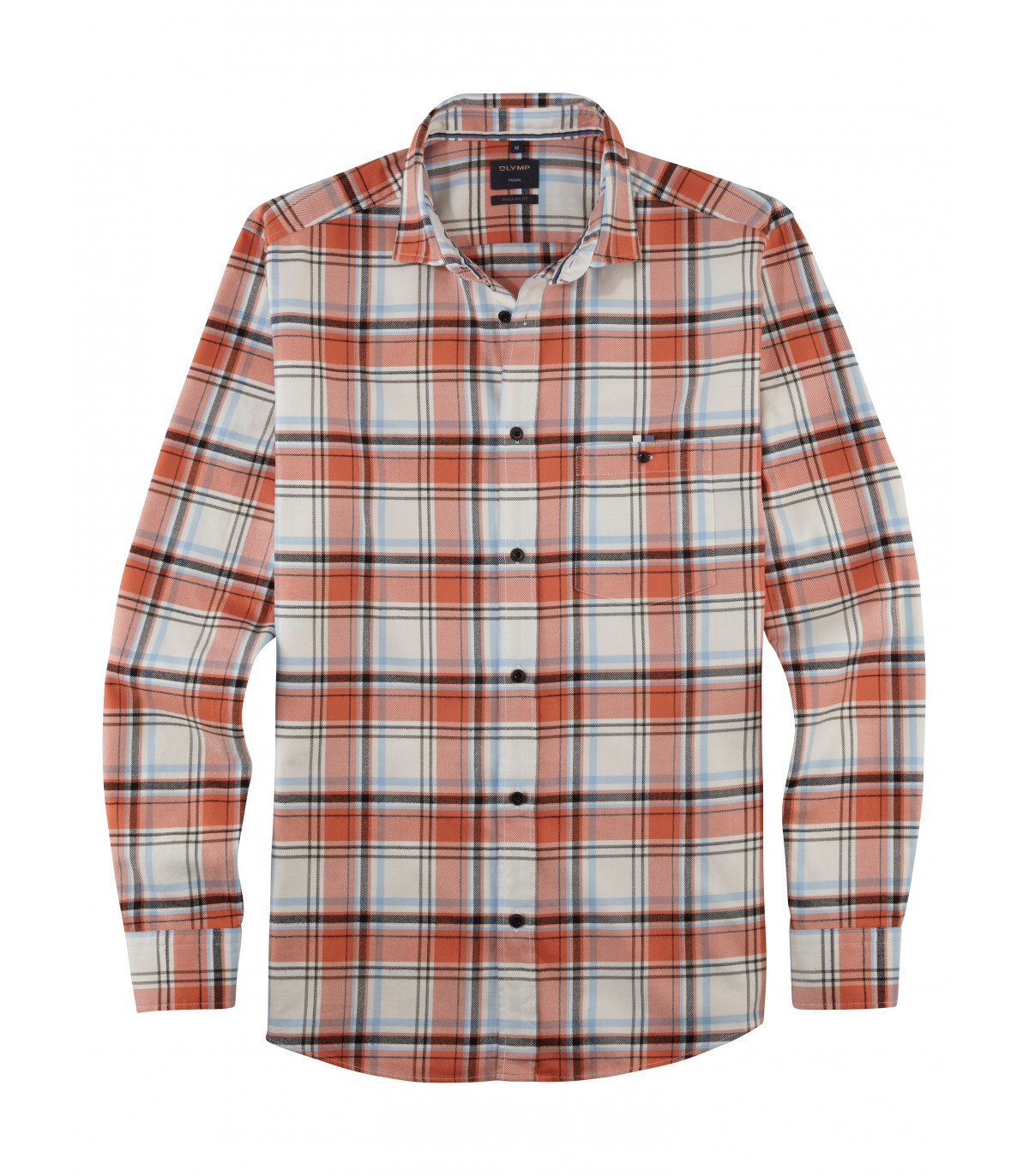 Chemise ml fantaisie olymp 33brique