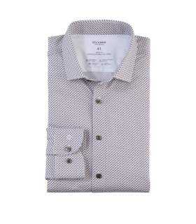 Chemise ml fantaisie olymp 22gris