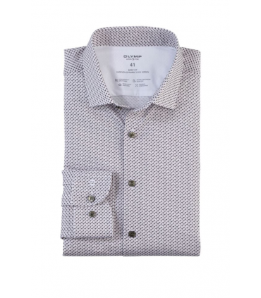 Chemise ml fantaisie olymp 22gris