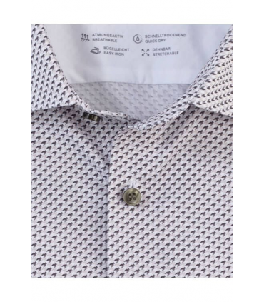 Chemise ml fantaisie olymp 22gris