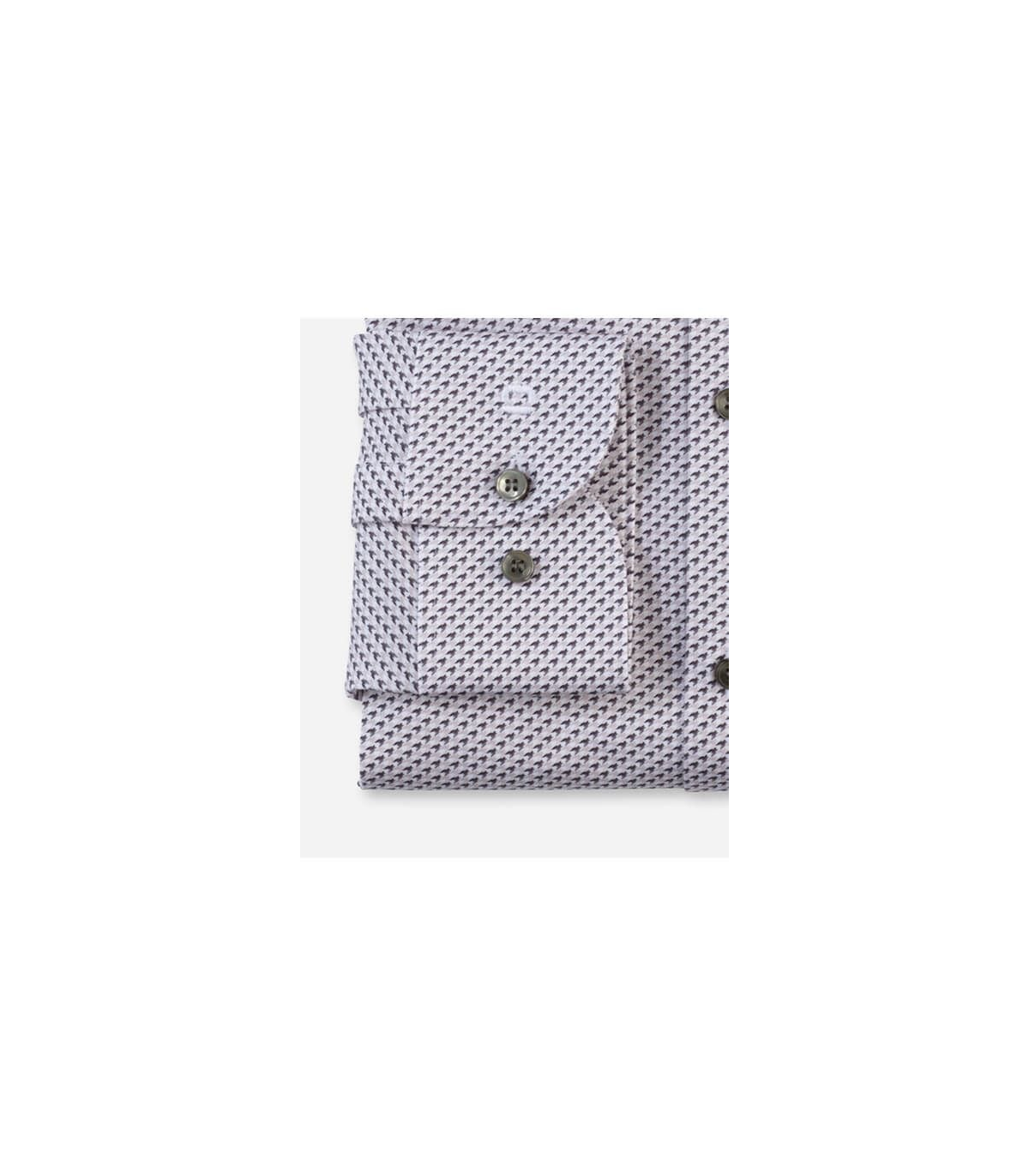 Chemise ml fantaisie olymp 22gris
