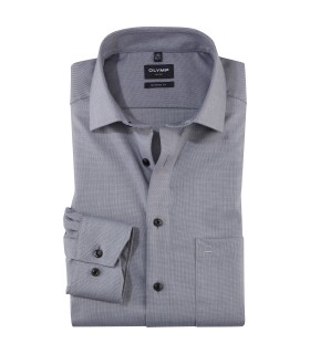 Chemise ml uni olymp 63gris