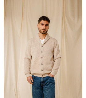 Gilet bouton royal mer 0006beige
