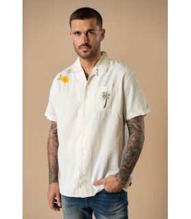 Chemise mc petrol 0112seashell
