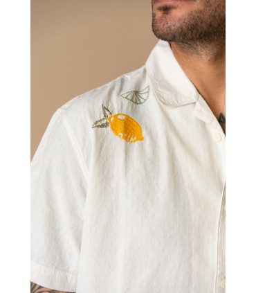 Chemise mc petrol 0112seashell