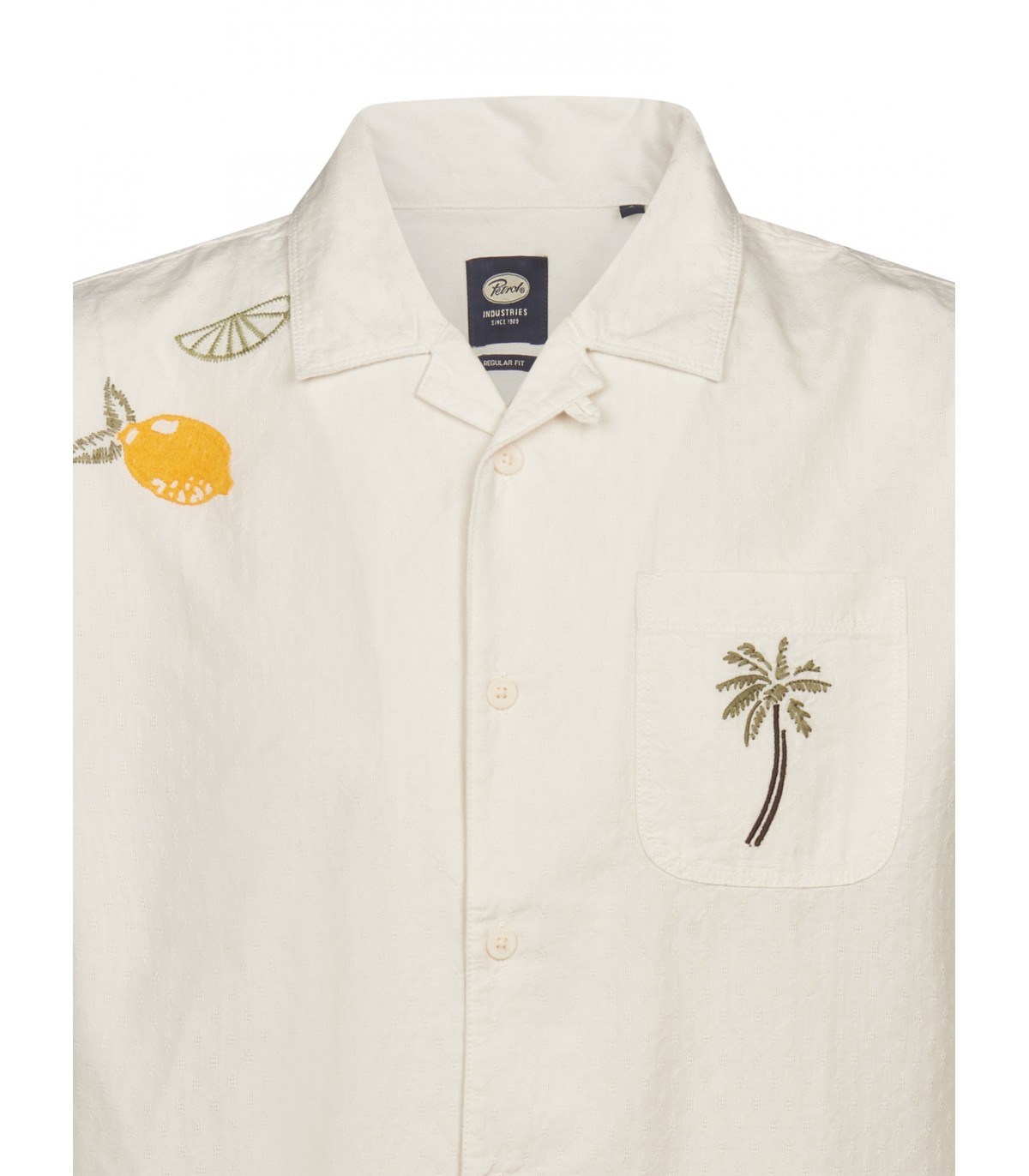 Chemise mc petrol 0112seashell