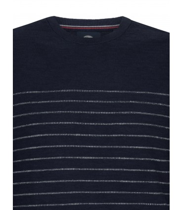 Pull col rond petrol 5178navy