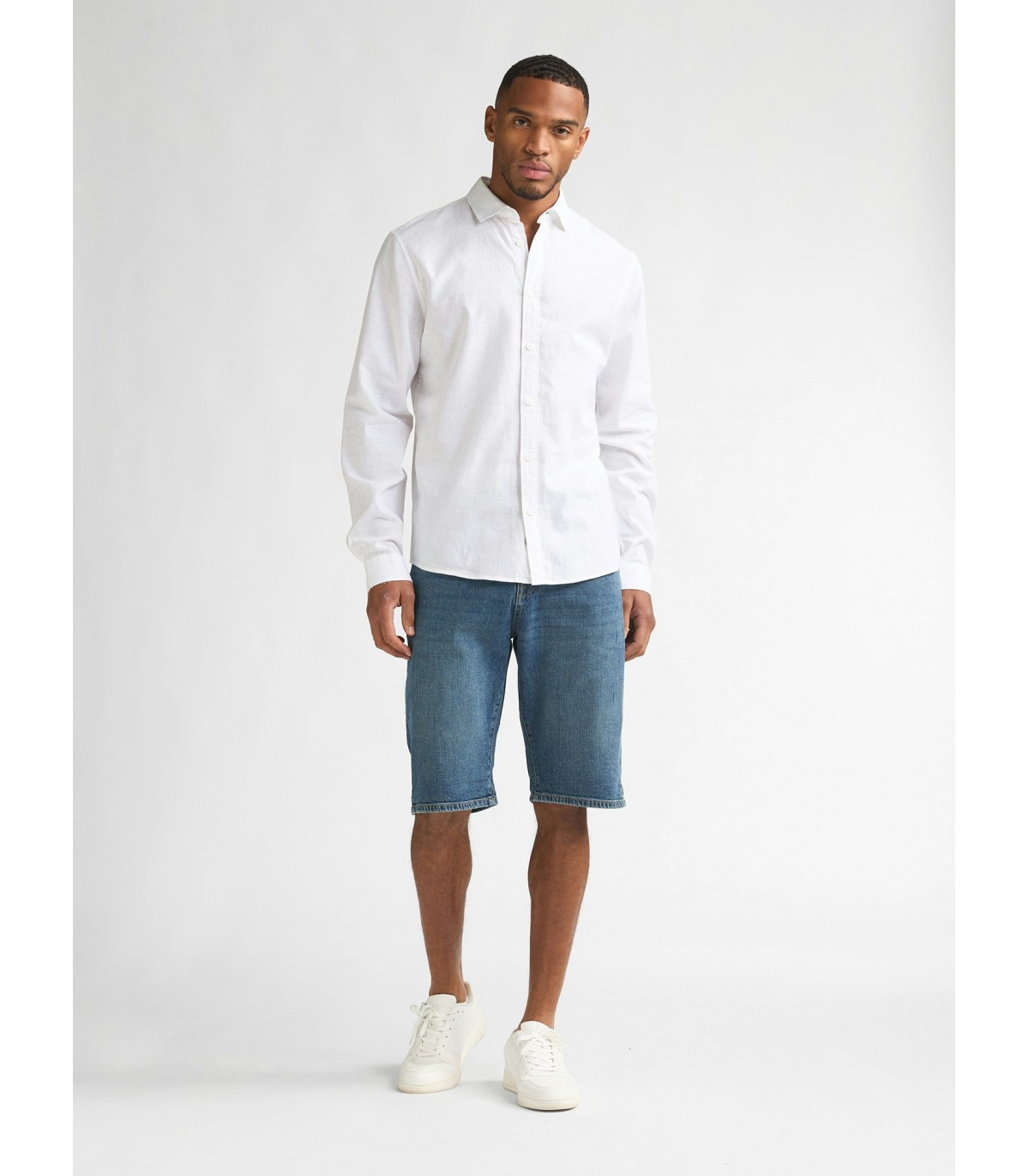 Chemise ml petrol 0000white