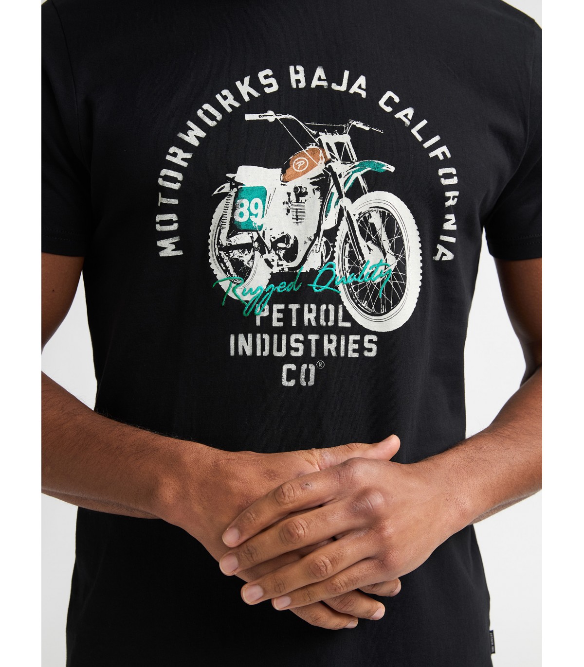 Tee shirt mc petrol 9999black