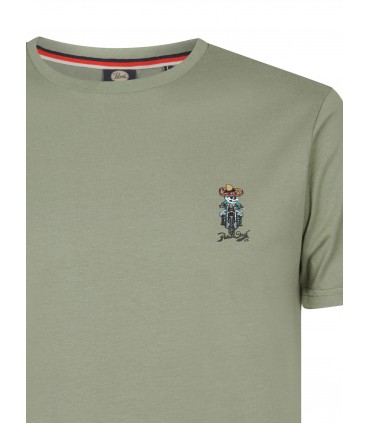 Tee shirt mc petrol 6179sage