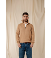 Pull Col zippe Royal Mer
