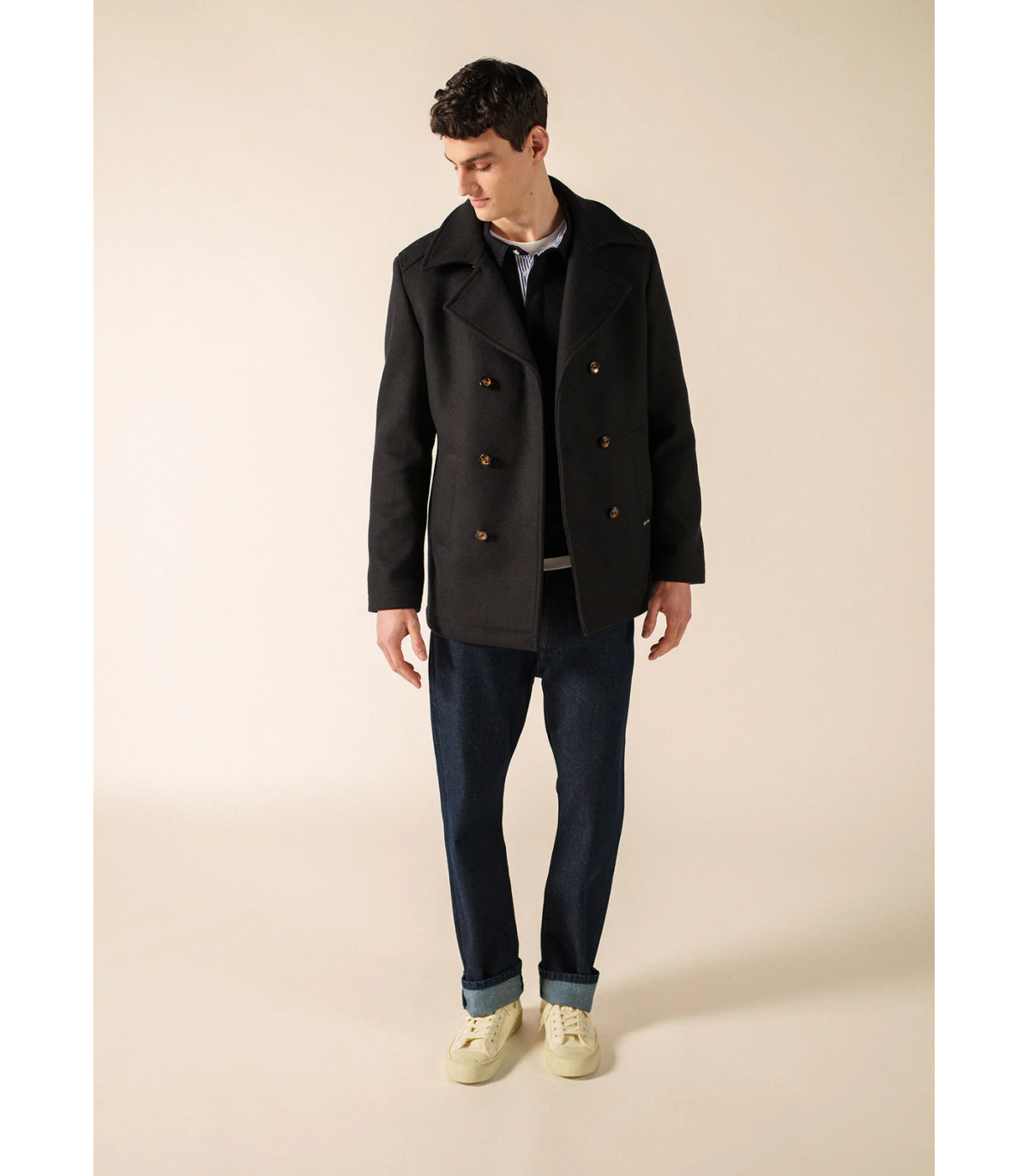 Manteau saint-james cc-navy
