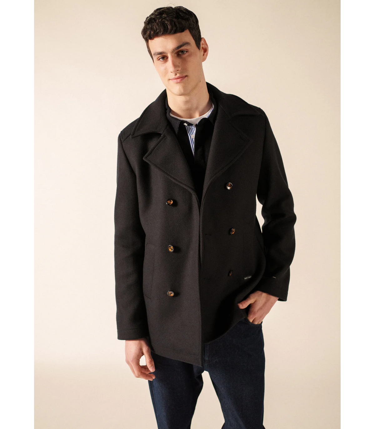 Manteau saint-james cc-navy