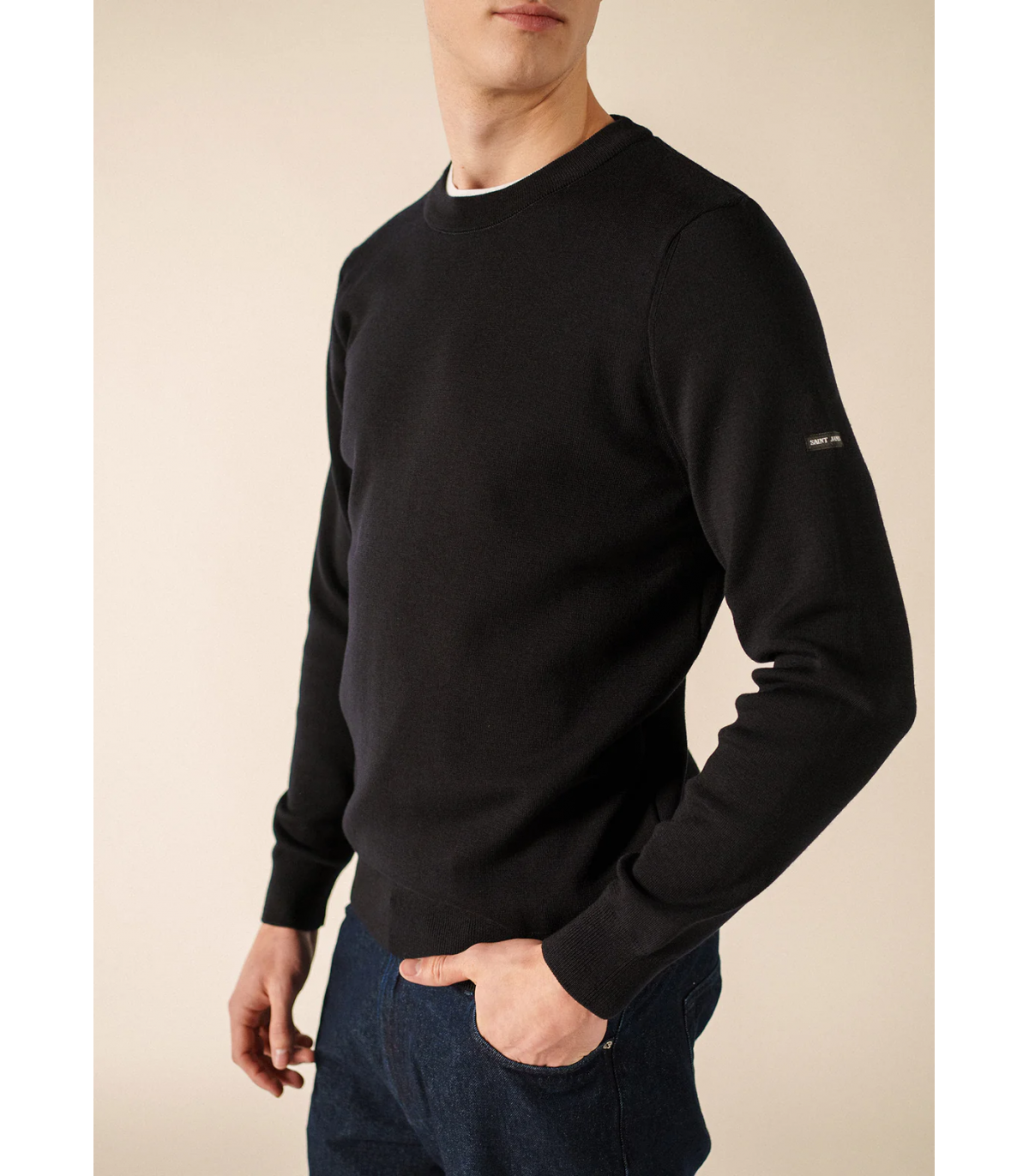 Pull col rond saint-james cc-navy