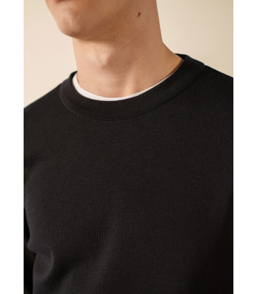 Pull col rond saint-james cc-navy
