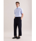 Chemise mc fantaisie seidensticker 14ciel