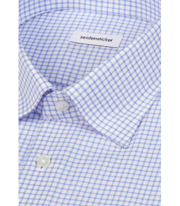 Chemise mc fantaisie seidensticker 14ciel