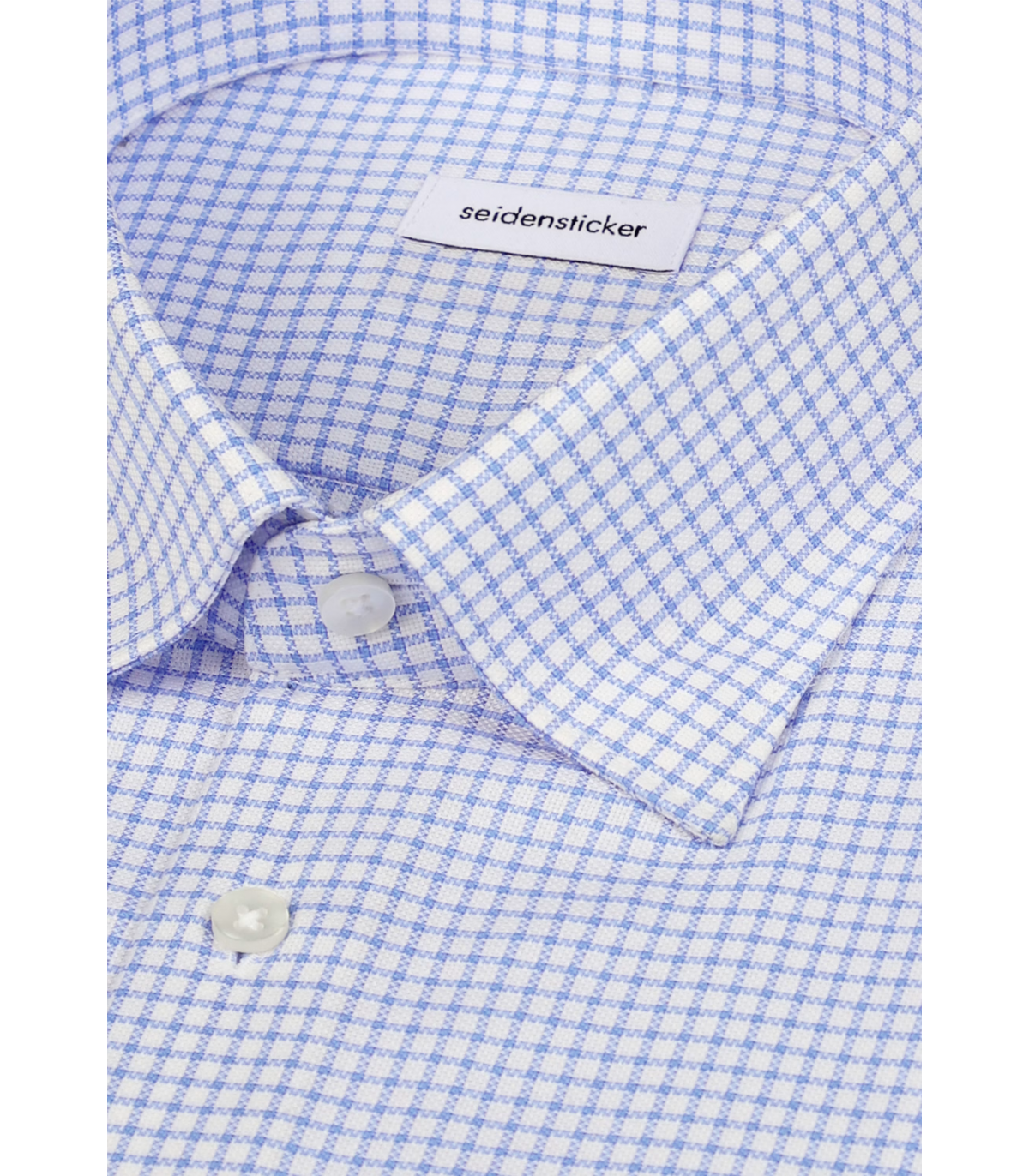 Chemise mc fantaisie seidensticker 14ciel
