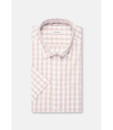 Chemise mc fantaisie seidensticker 06sand