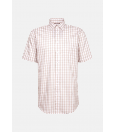 Chemise mc fantaisie seidensticker 06sand