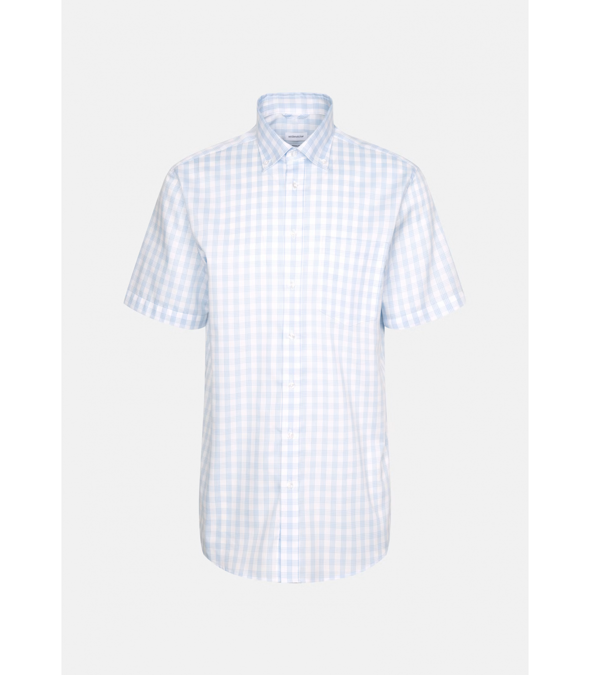 Chemise mc fantaisie seidensticker 10lightblue