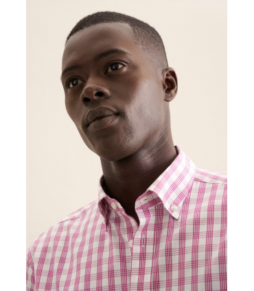 Chemise mc fantaisie seidensticker 43berry