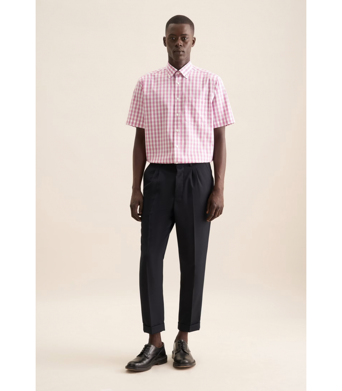 Chemise mc fantaisie seidensticker 43berry