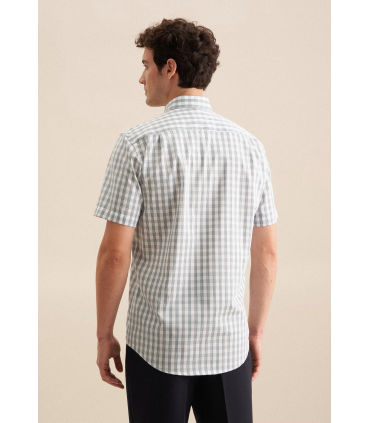 Chemise mc fantaisie seidensticker 72green