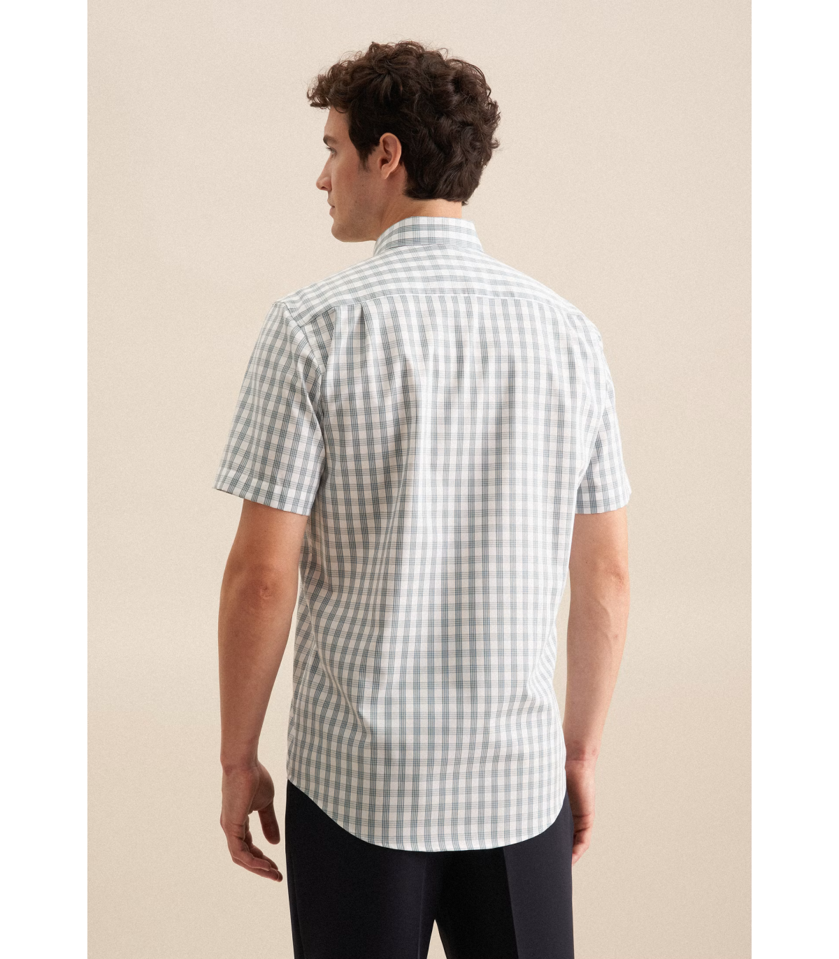 Chemise mc fantaisie seidensticker 72green