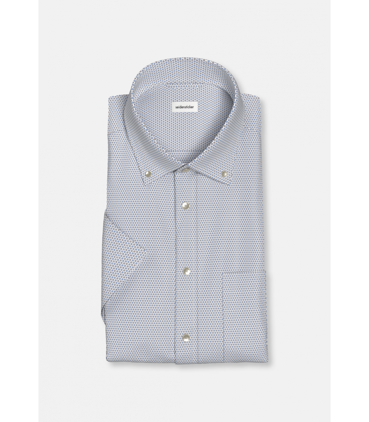 Chemise mc fantaisie seidensticker 06sand