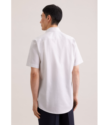 Chemise mc fantaisie seidensticker 05beige