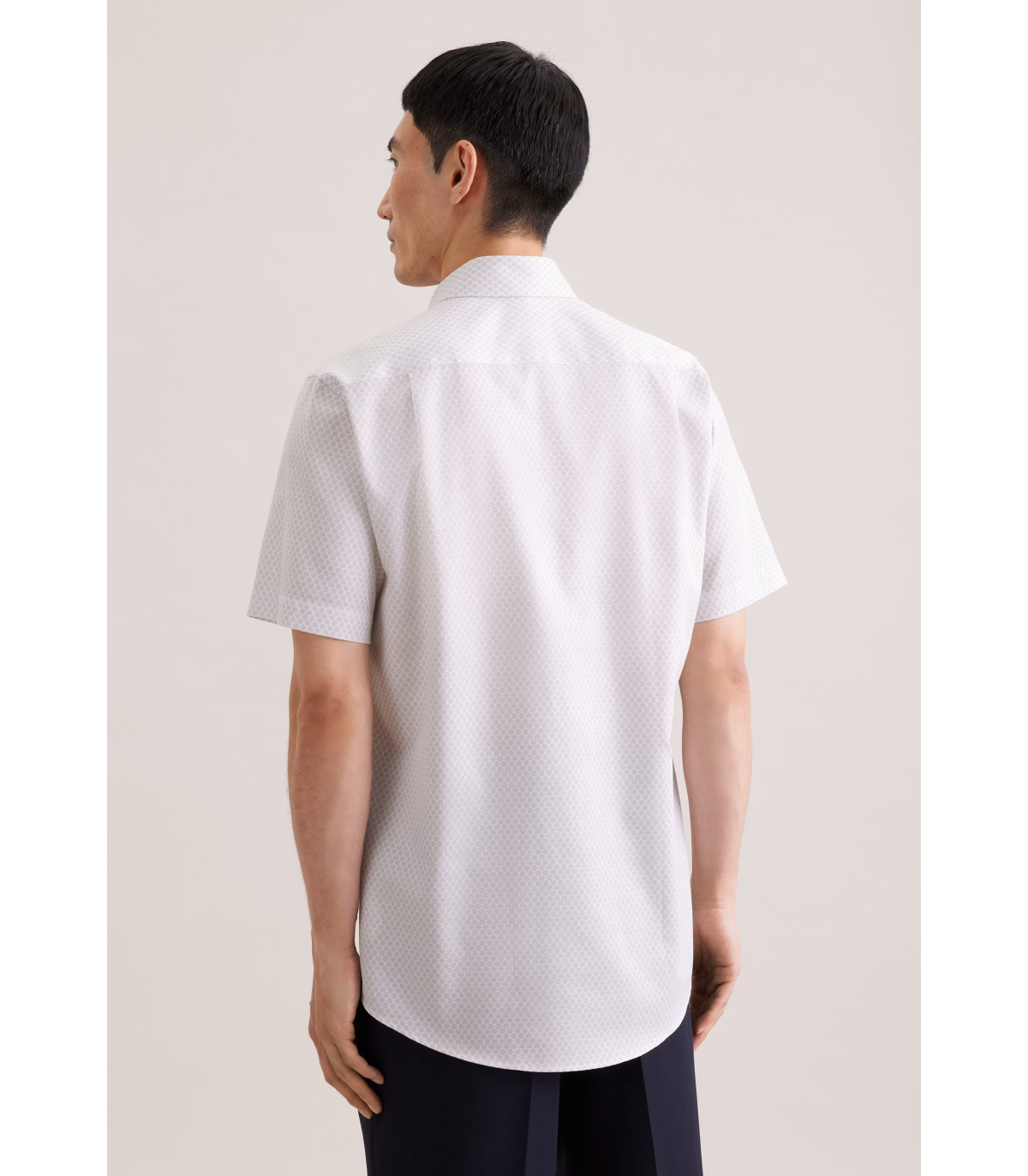 Chemise mc fantaisie seidensticker 05beige