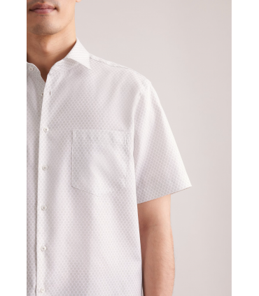Chemise mc fantaisie seidensticker 05beige