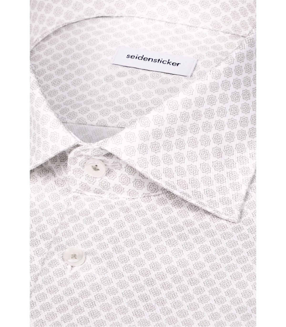 Chemise mc fantaisie seidensticker 05beige