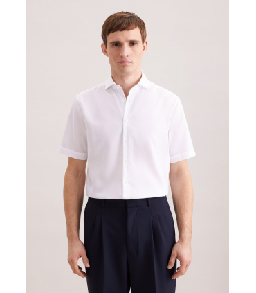 Chemise mc fantaisie seidensticker 01white