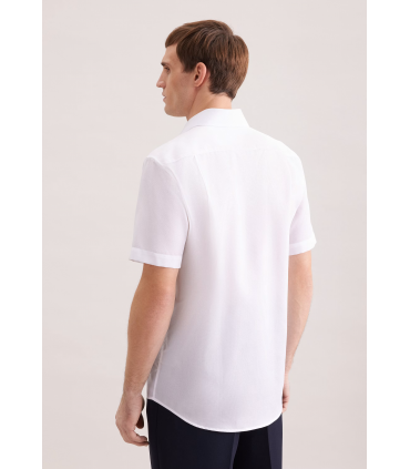 Chemise mc fantaisie seidensticker 01white