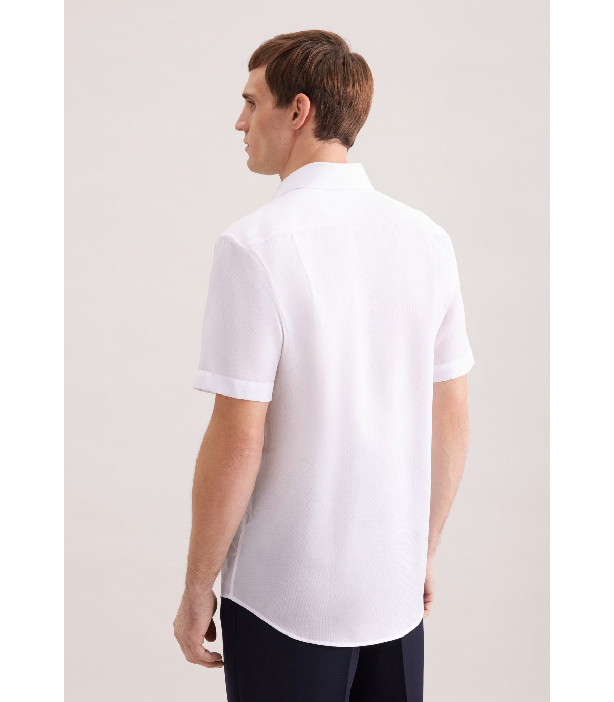 Chemise mc fantaisie seidensticker 01white