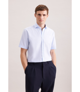 Chemise mc fantaisie seidensticker 12lightblue