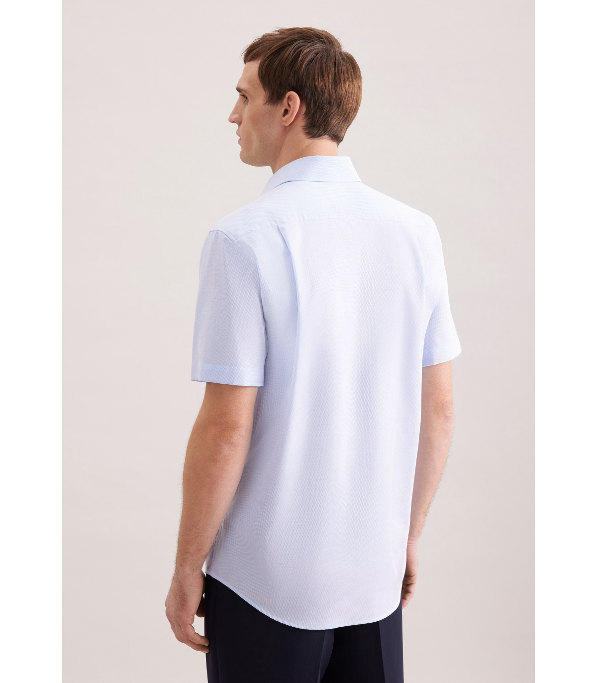 Chemise mc fantaisie seidensticker 12lightblue