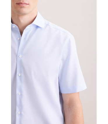 Chemise mc fantaisie seidensticker 12lightblue