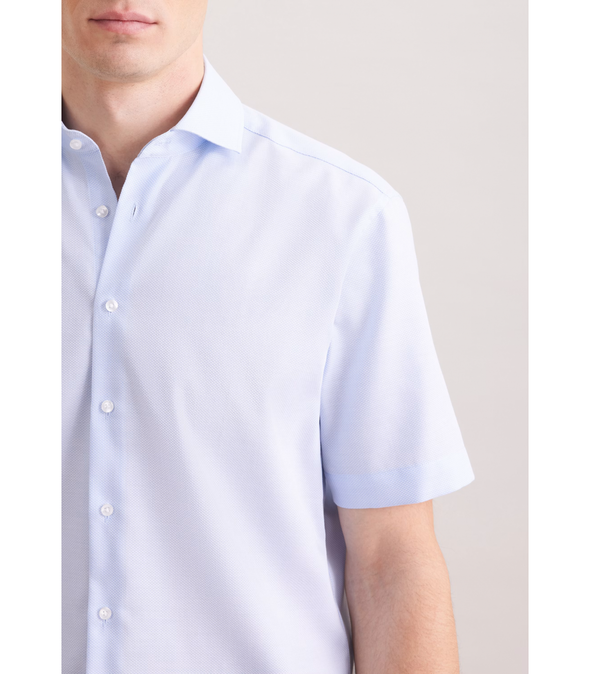 Chemise mc fantaisie seidensticker 12lightblue