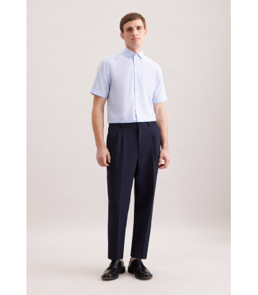 Chemise mc fantaisie seidensticker 12lightblue