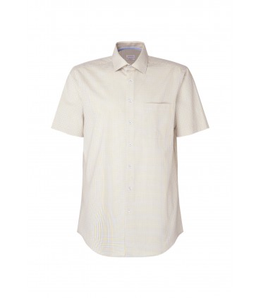 Chemise mc fantaisie seidensticker 62jaune
