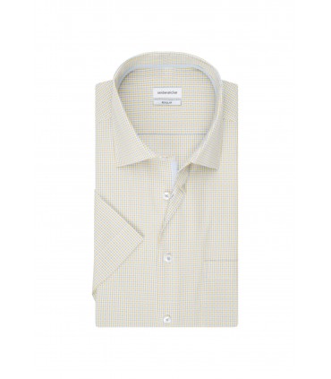Chemise mc fantaisie seidensticker 62jaune
