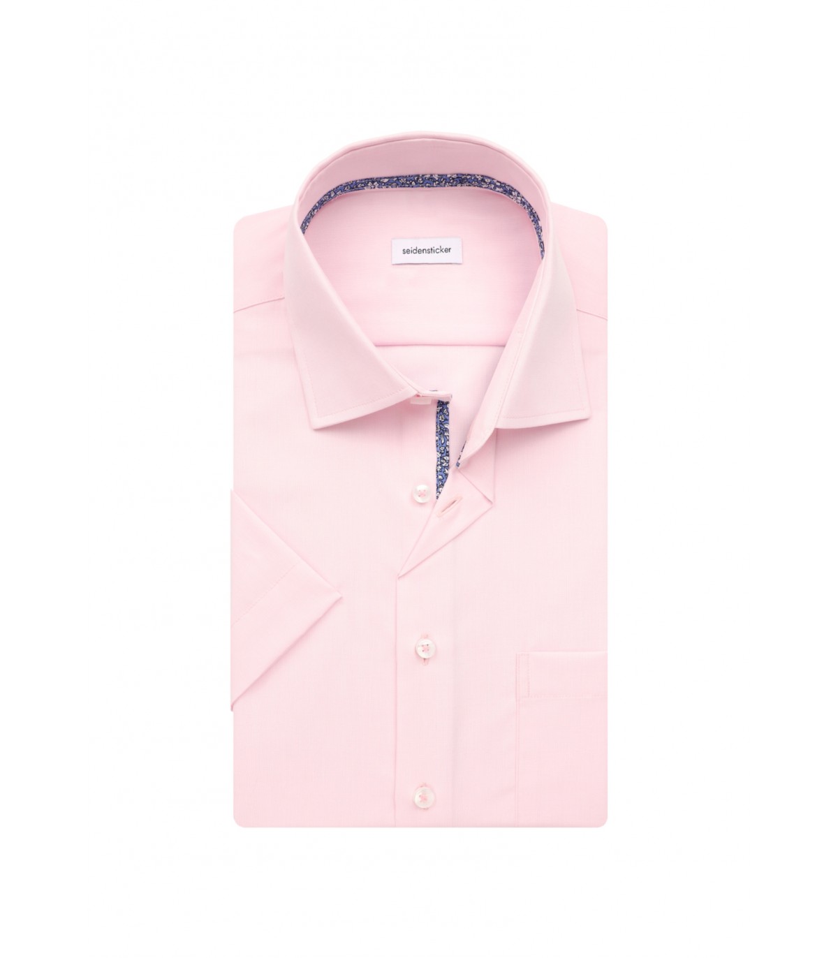 Chemise mc fantaisie seidensticker 42rose